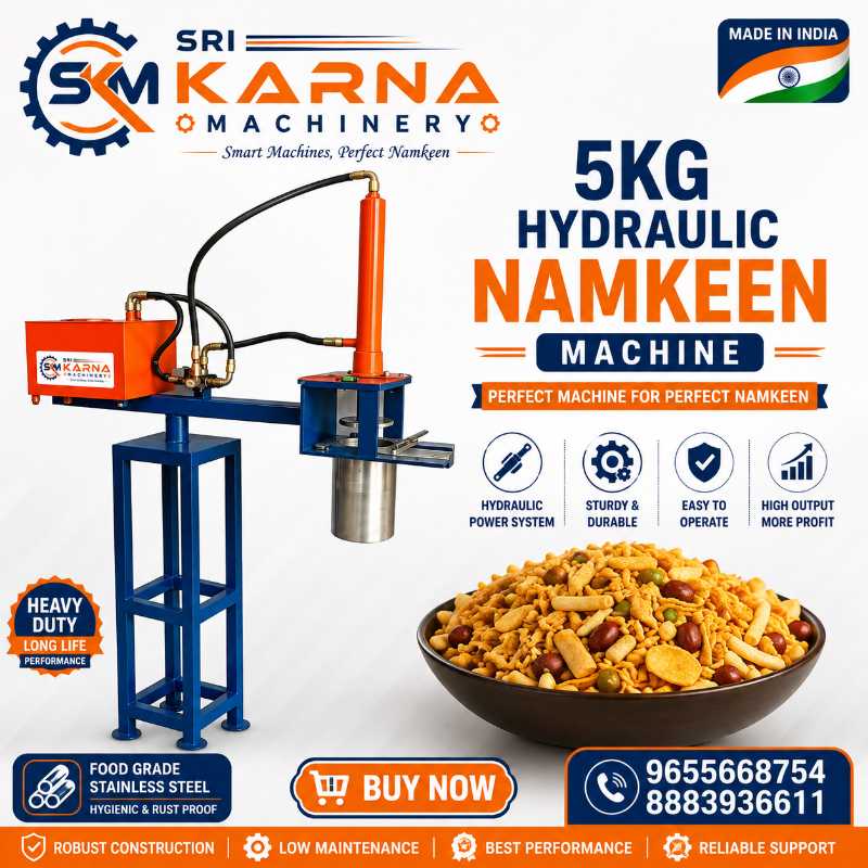 Hydraulic Namkeen Machine