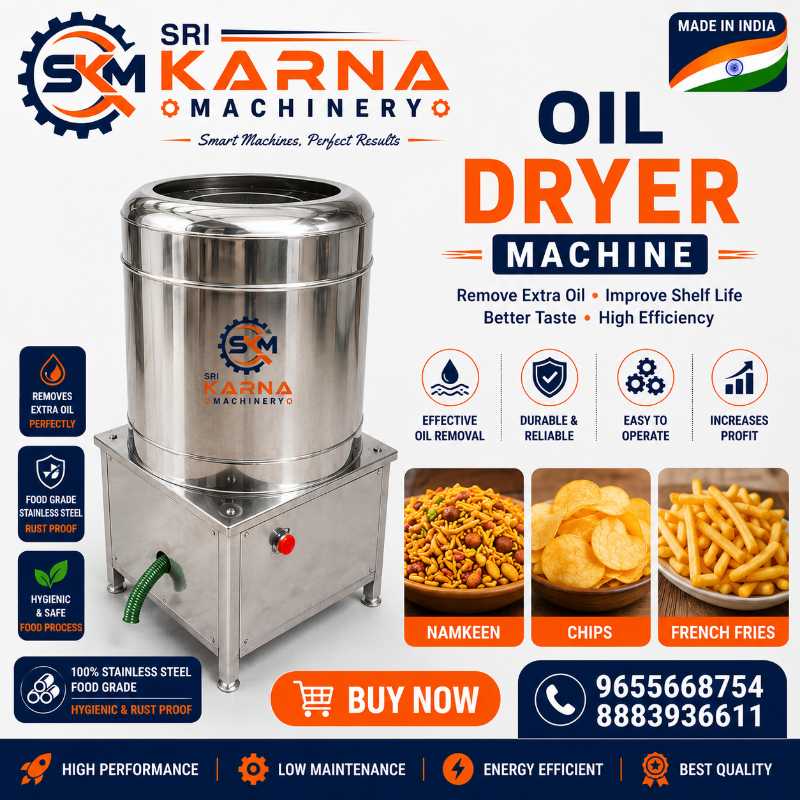 Commercial Oil Dryer