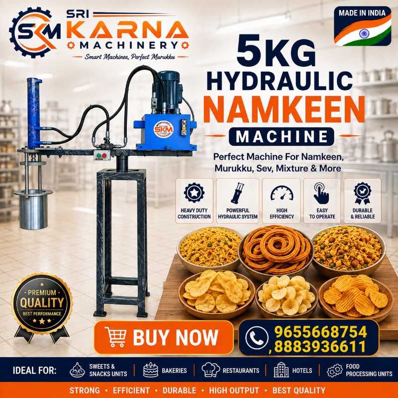 Hydraulic Namkeen Machine